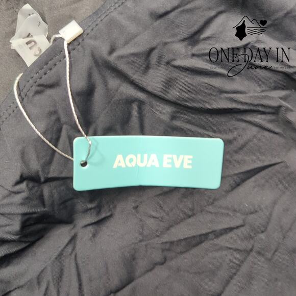 Aqua Eve Straight Neck Tankini Top Size L - Picture 4 of 5